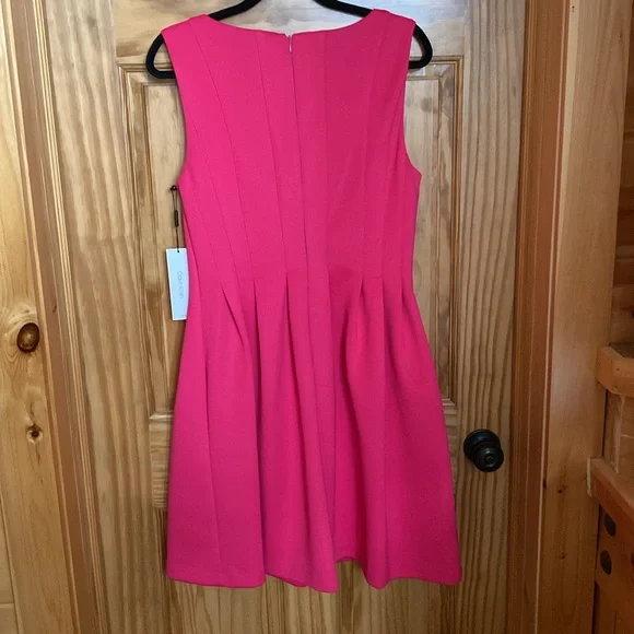 NWT - Pink Calvin Klein Dress - size 12 - Picture 6 of 8